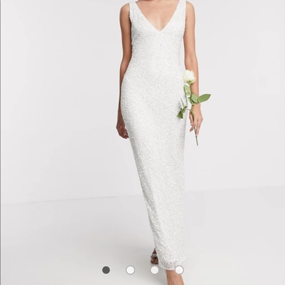 Beauut Bridal embellished sleek maxi dress